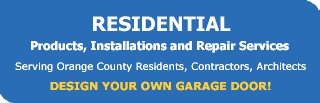 residential garage doors, garage openers, garage door remotes - sales, installation, services